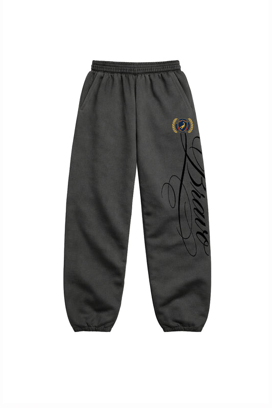 Cursive sweatpants