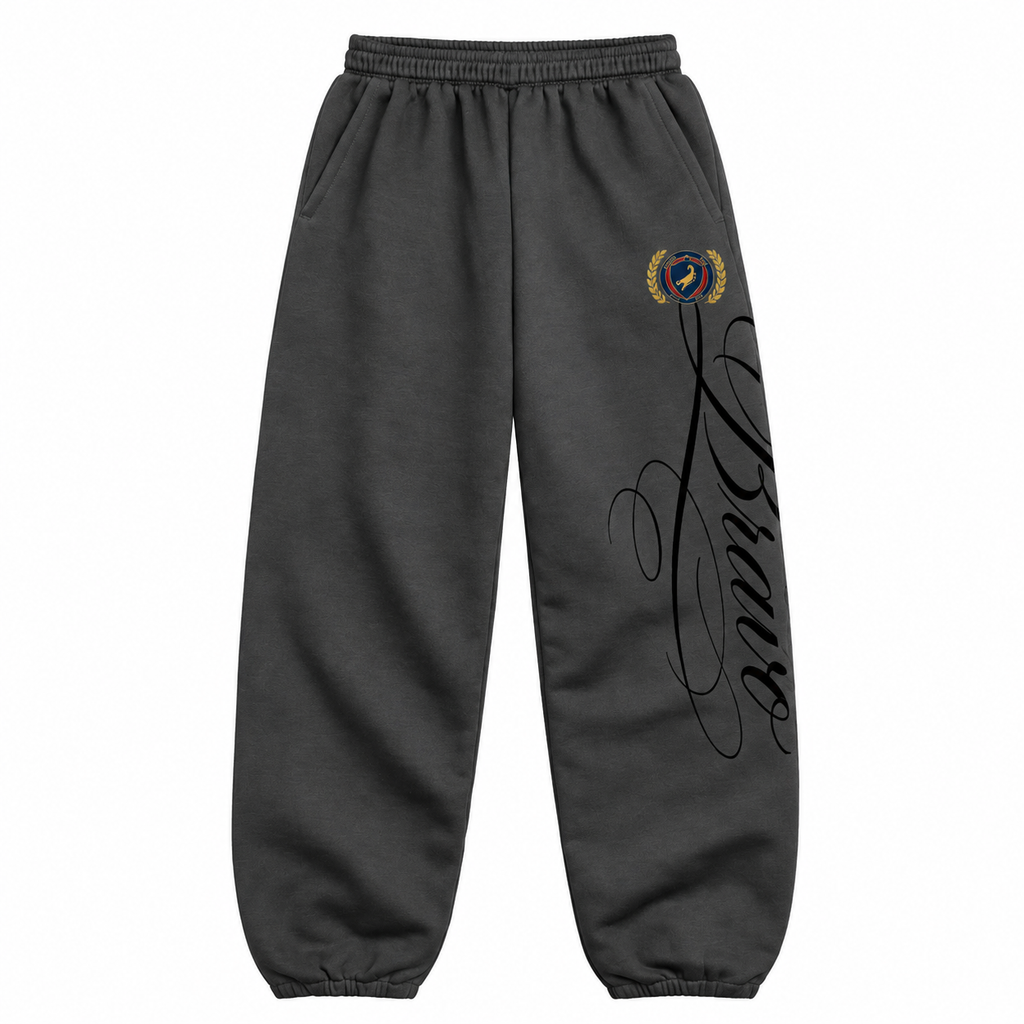 Cursive sweatpants